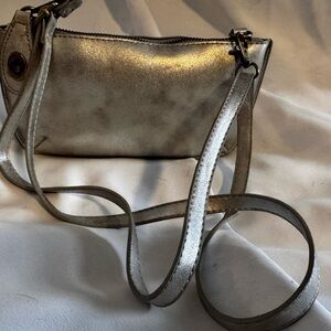 Metallic Gold Crossbody Bag